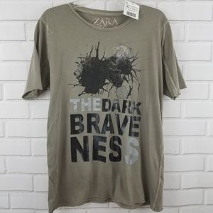 Zara Shirts - Zara Young Guerrilla The Dark Braveness Tee Zara Shirts - Zara Young Guerrilla The Dark Braveness Tee